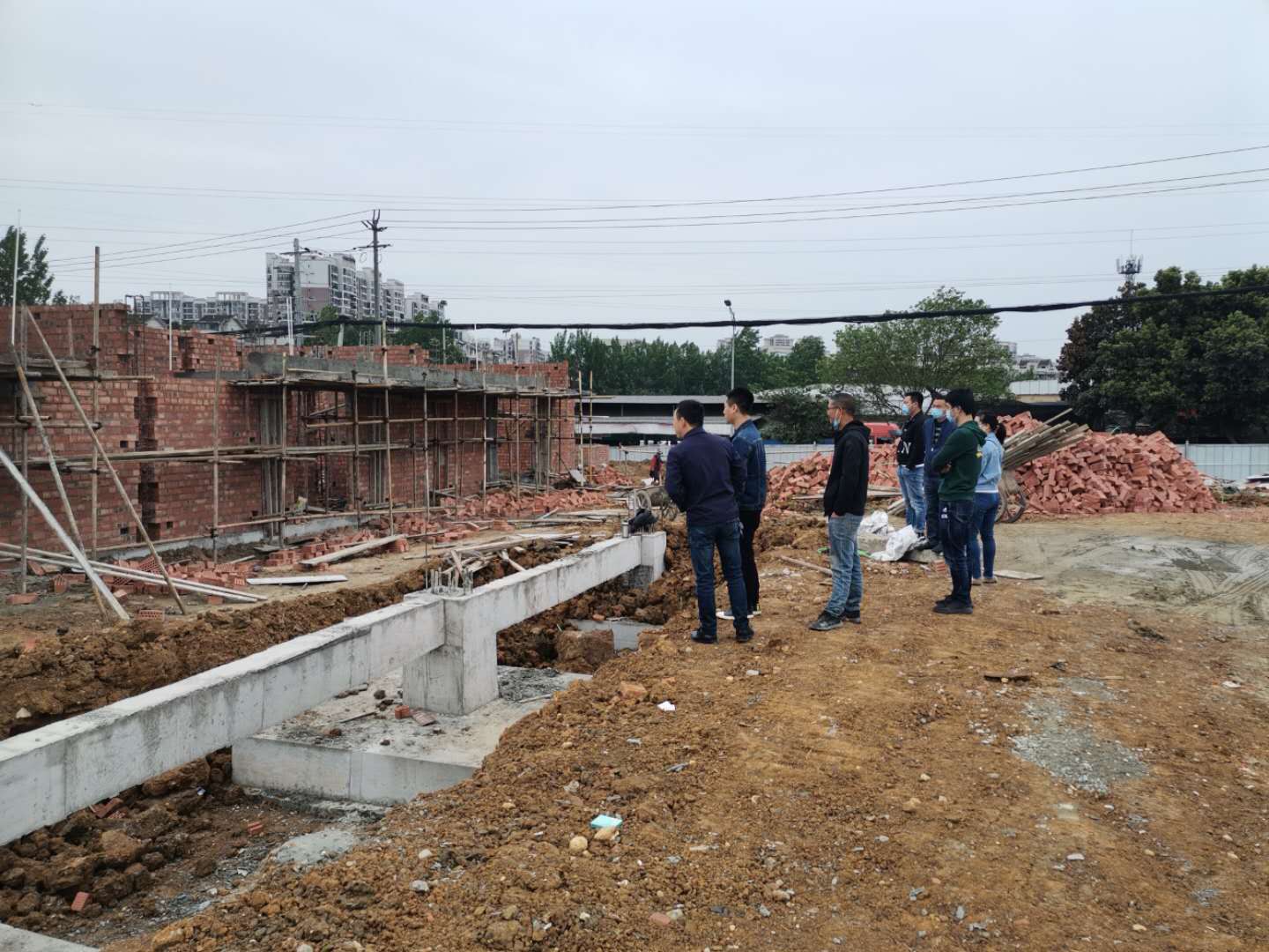 同樂新型社區臨時公共服務設施項目通過基礎驗收