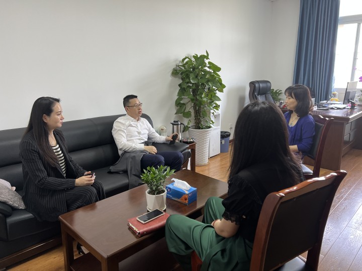 興華生態公司總會計師梅國慶會見天府信用增進股份有限公司總經理李金州一行